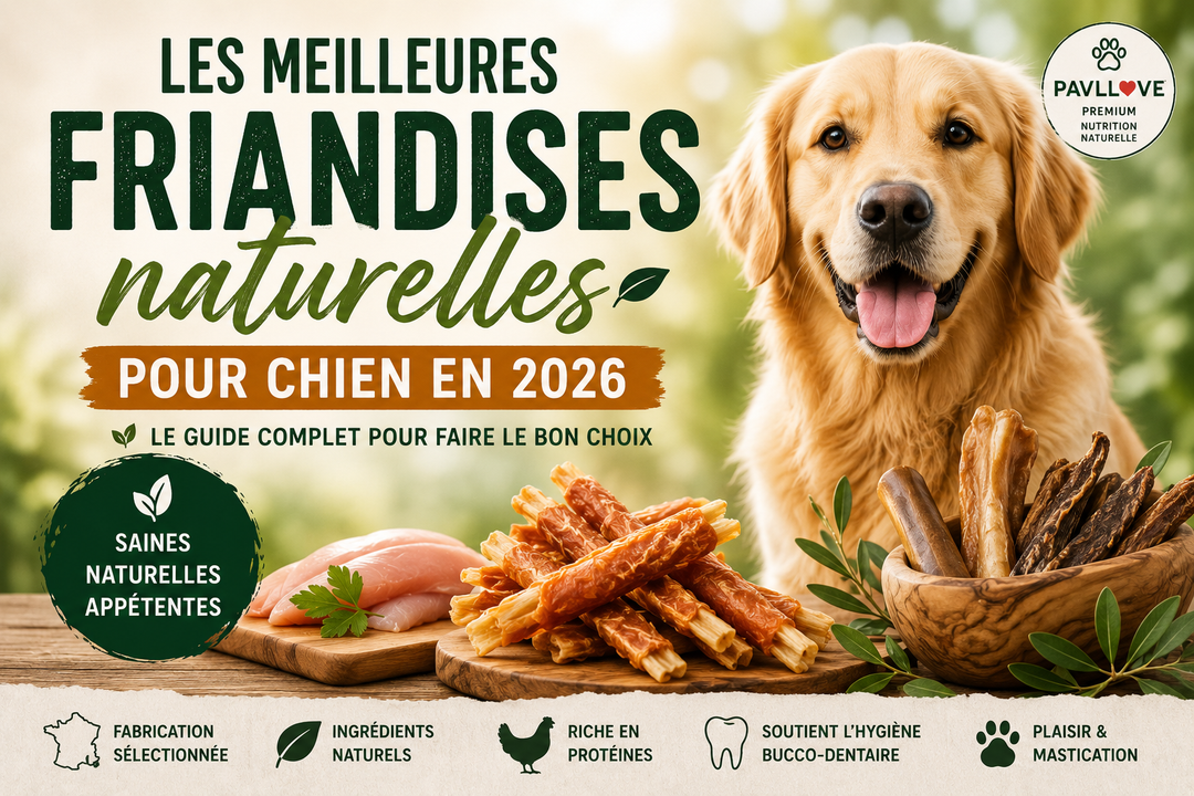 Les meilleures friandises naturelles pour chien en 2026 : le guide complet pour faire le bon choix