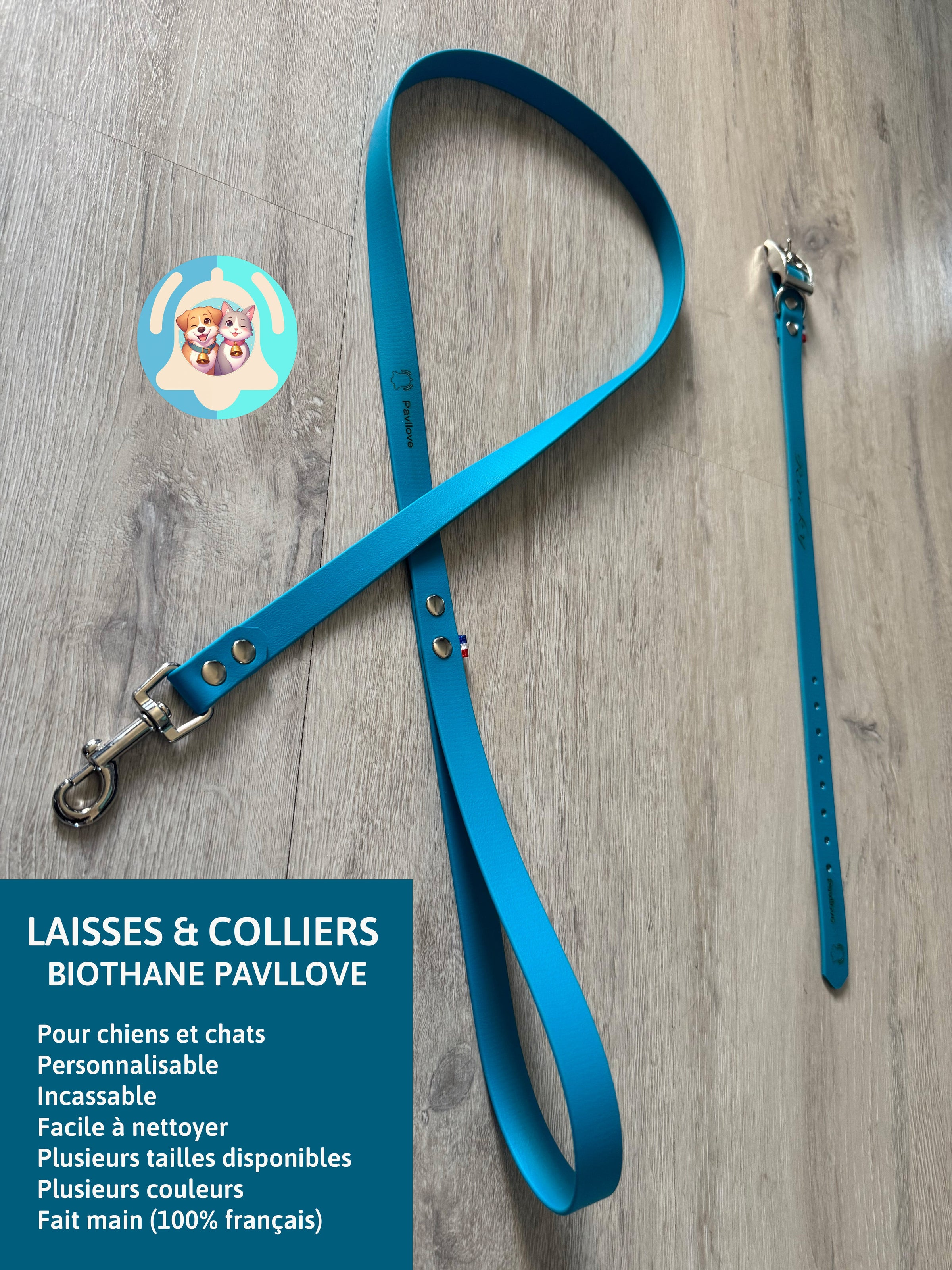 Laisses et colliers Pavllove