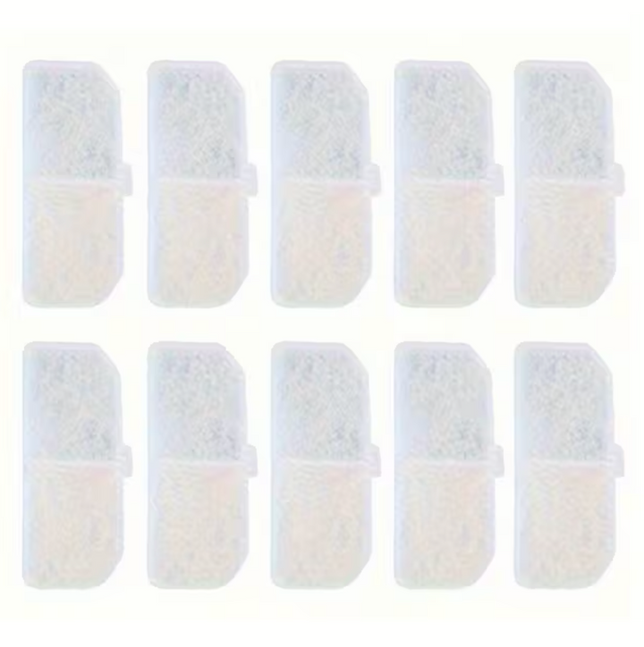 Filtre pour fontaine à eau animaux avec noyau en charbon actif et résine ionique, purification optimale pour chat et petit chien