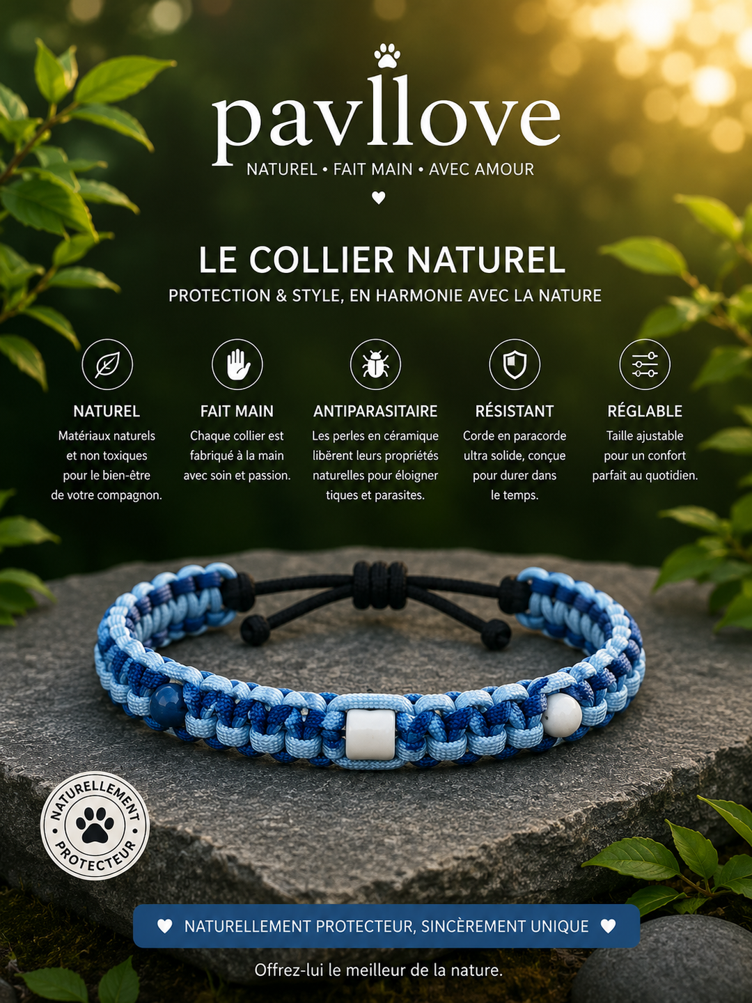 Collier perle Naturel Quartz / Améthyste / Lapis Lasuli / Ambre / Labradorite / oeil du tigre / Aventurine / Aiguemarine / Agathe  ⭐⭐⭐⭐⭐