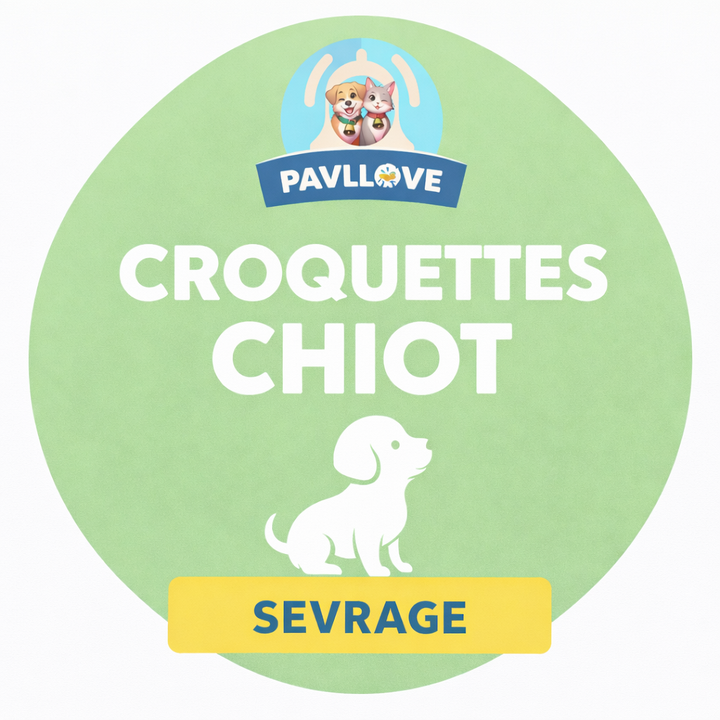 Croquettes Chiot Sevrage Premium (2 à 4 mois) ⭐⭐⭐⭐⭐