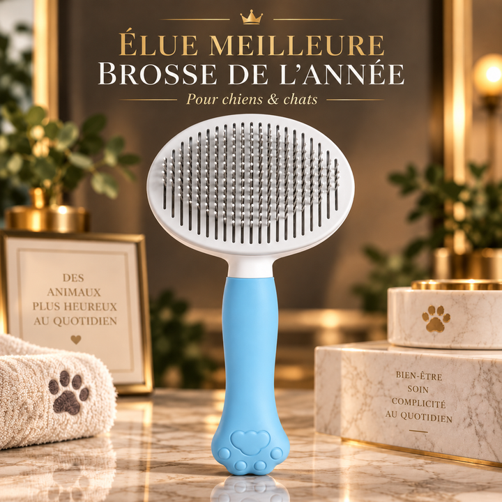Brosse de toilettage chien et chat pour poils longs et poils courts Pavllove