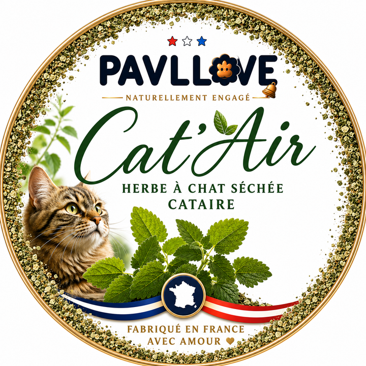 Cat'Air - Herbe séchée pour chat cataire ⭐⭐⭐⭐⭐