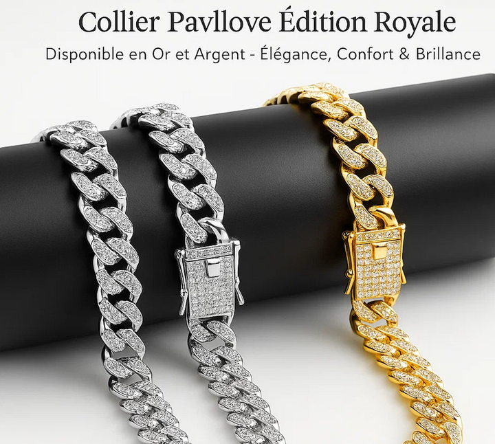 💎 Collier pour chien et chat, Édition Royale – Élégance, Brillance Absolue avec ses strass