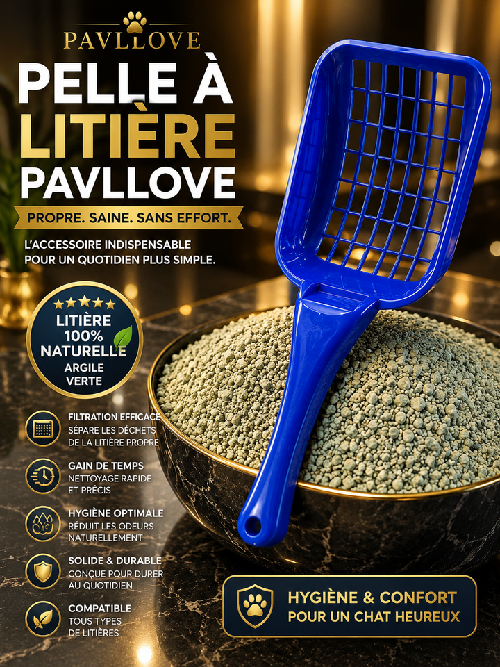 🐱 Pelle à litière Pavllove – Design, hygiène et praticité au quotidien 🌿 ⭐⭐⭐⭐⭐