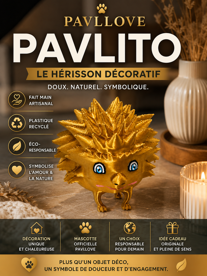 Déco "Pavlito" le petit hérisson ⭐⭐⭐⭐⭐