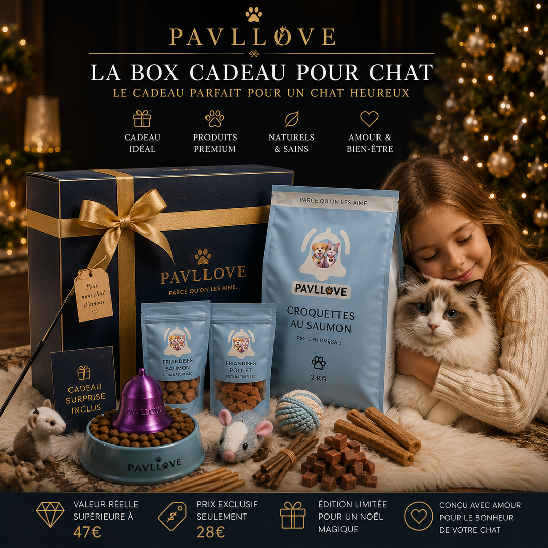 🎄🐱 BOX CADEAU PAVLLOVE – ÉDITION SPÉCIALE CHAT ⭐⭐⭐⭐⭐