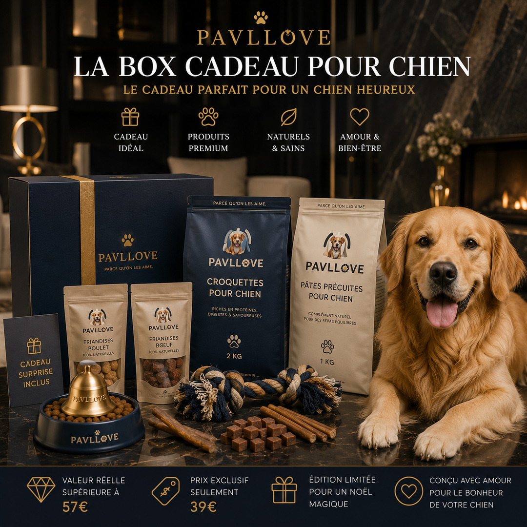 🐶 BOX CADEAU PAVLLOVE – ÉDITION SPÉCIALE CHIEN ⭐⭐⭐⭐⭐