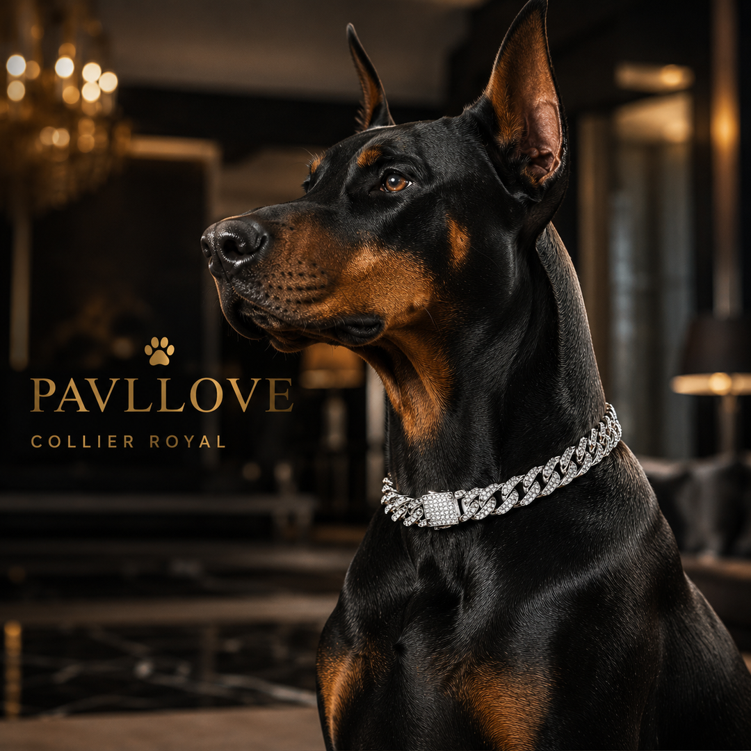 💎 Collier pour chien et chat, Édition Royale – Élégance, Brillance Absolue avec ses strass ⭐⭐⭐⭐⭐