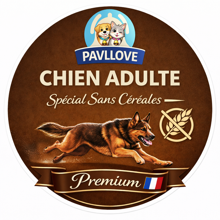 Croquettes sans céréales pour chien Adulte (Volaille) ⭐⭐⭐⭐⭐