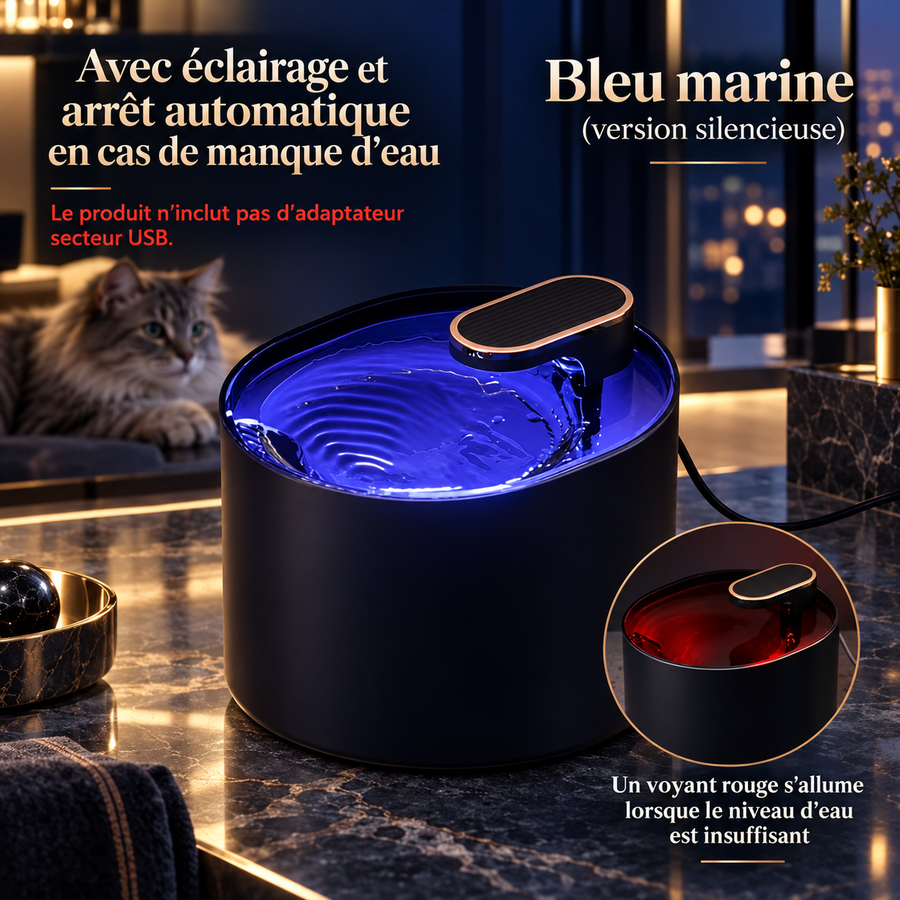Fontaine à eau Pavllove pour chat et petit animal de compagnie