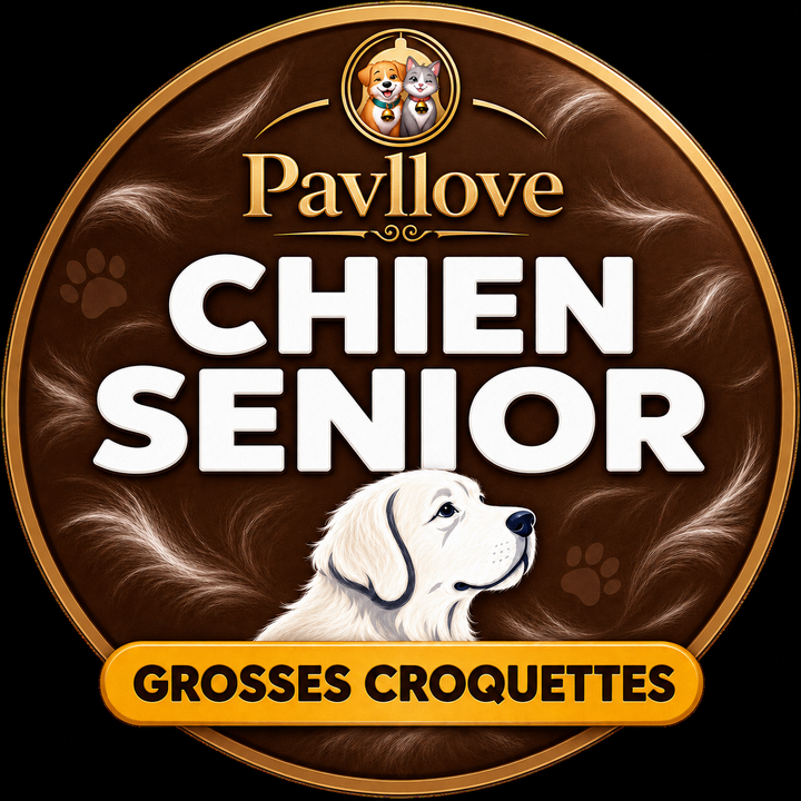 Croquettes Chien Senior Premium à la Volaille | Fabriquées en France | PAVLLOVE®