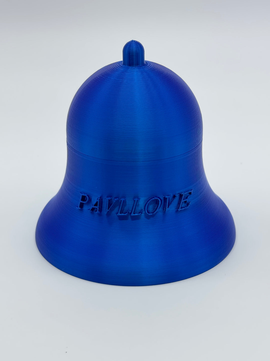 Cloche pavllove artisanale récipient pour friandises de chien et chat ou croquette. 