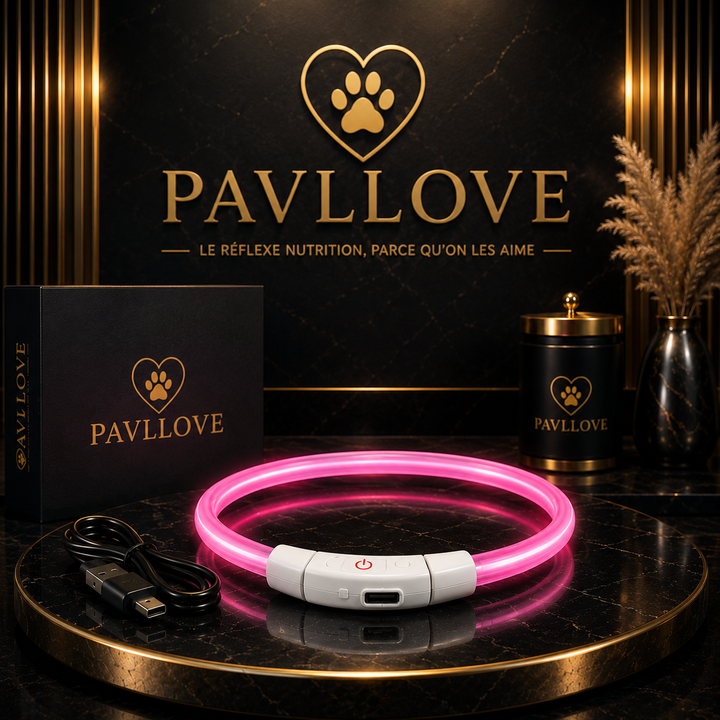 Colliers LED Pavllove pour chiens et chats