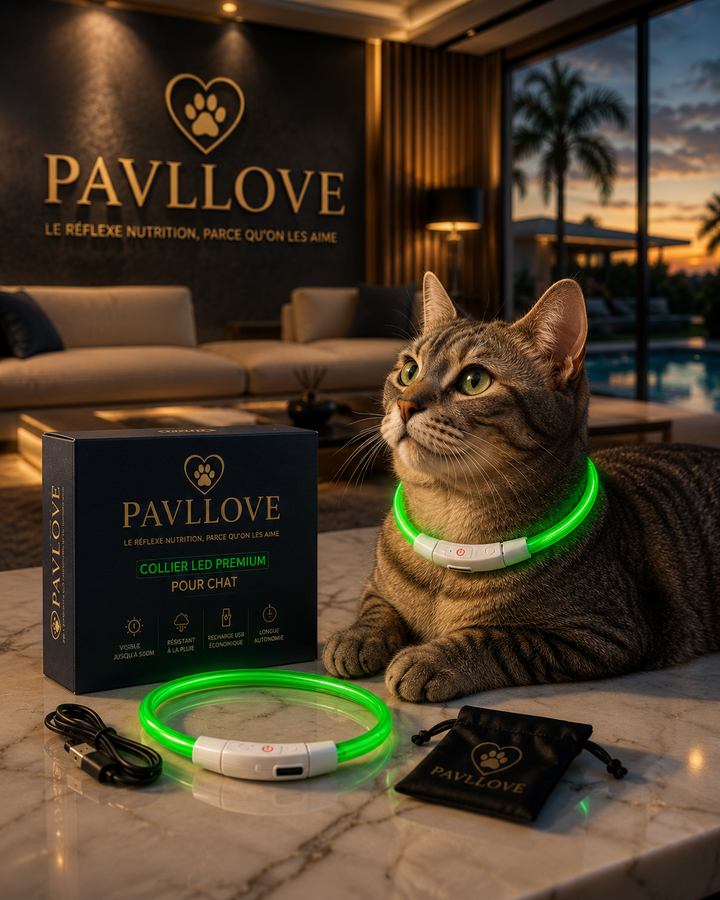 Colliers LED Pavllove pour chiens et chats