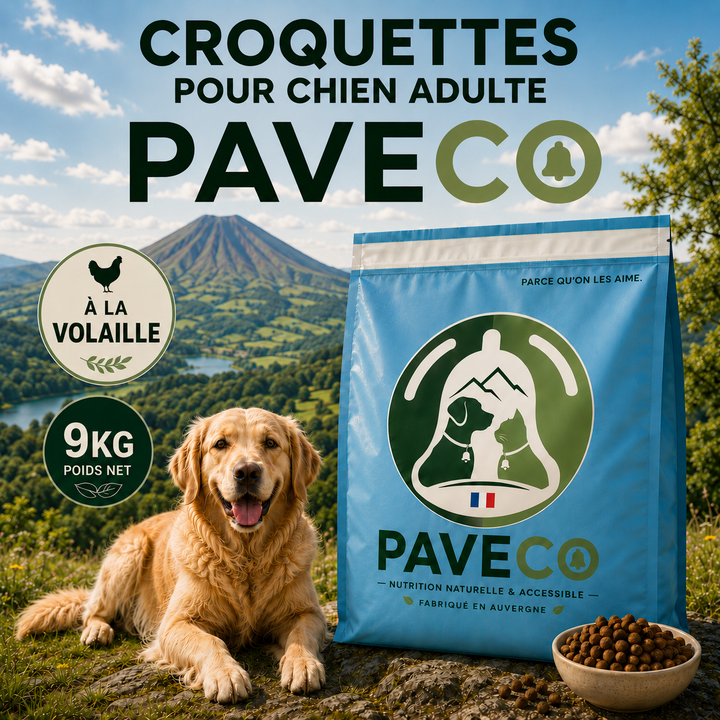 Croquettes pour Chien Adulte à la Volaille – PAVECO®