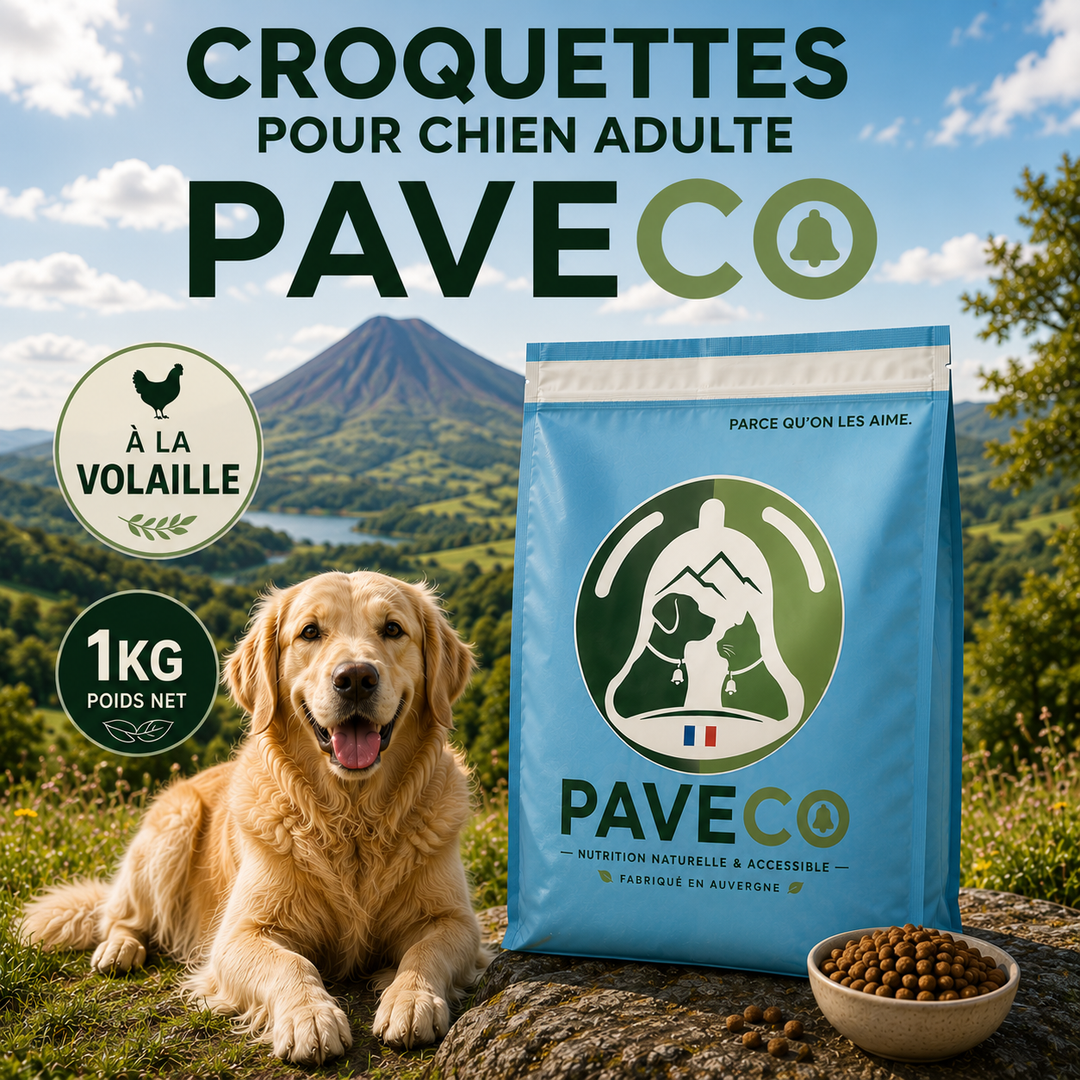 Croquettes pour Chien Adulte à la Volaille – PAVECO®