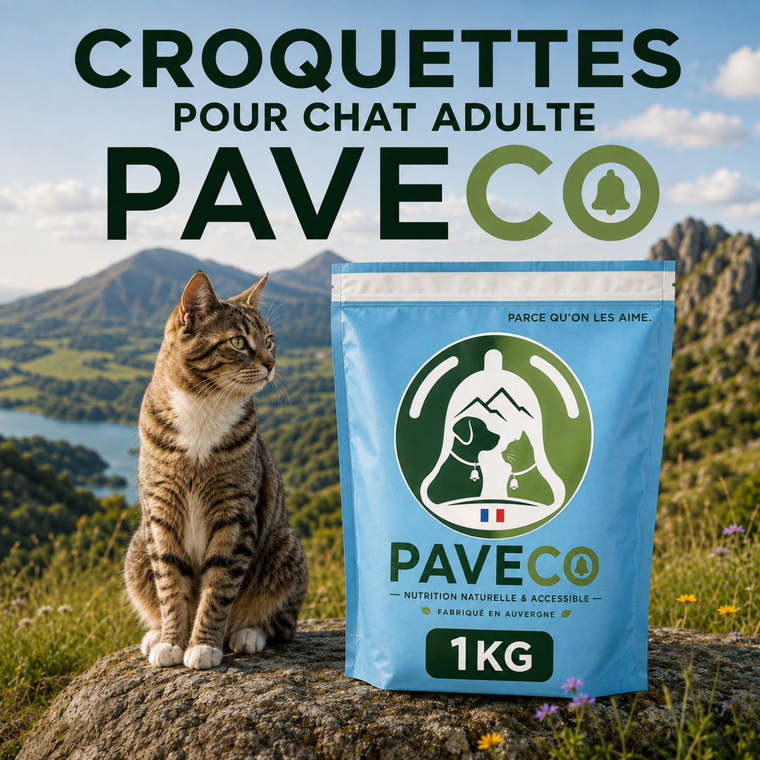 Croquettes PAVECO pour chat adulte stérilisé disponibles de 400 g à 12 kg