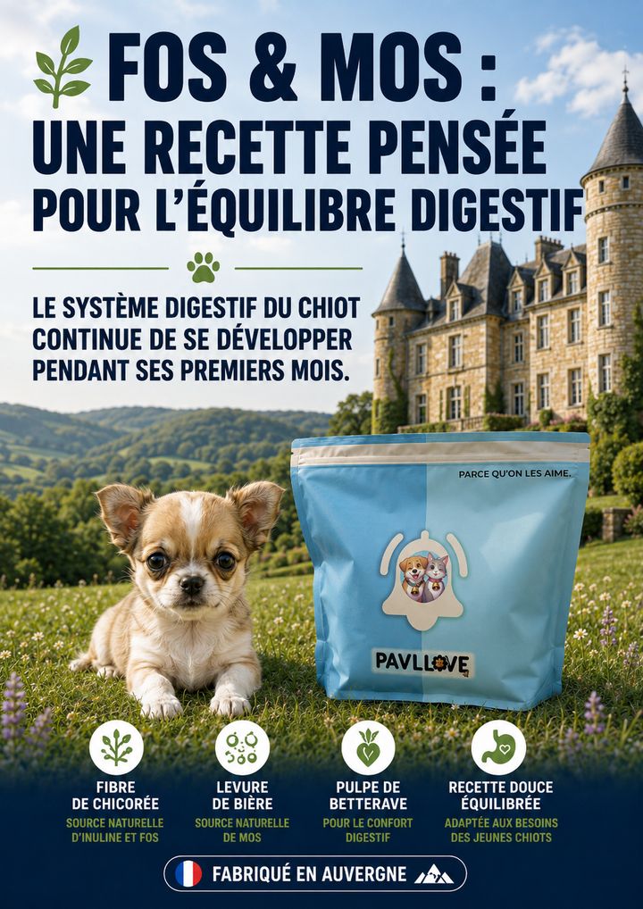 Croquettes Premium Chiot Mini (Petite Race) Volaille – 2 à 12 Mois