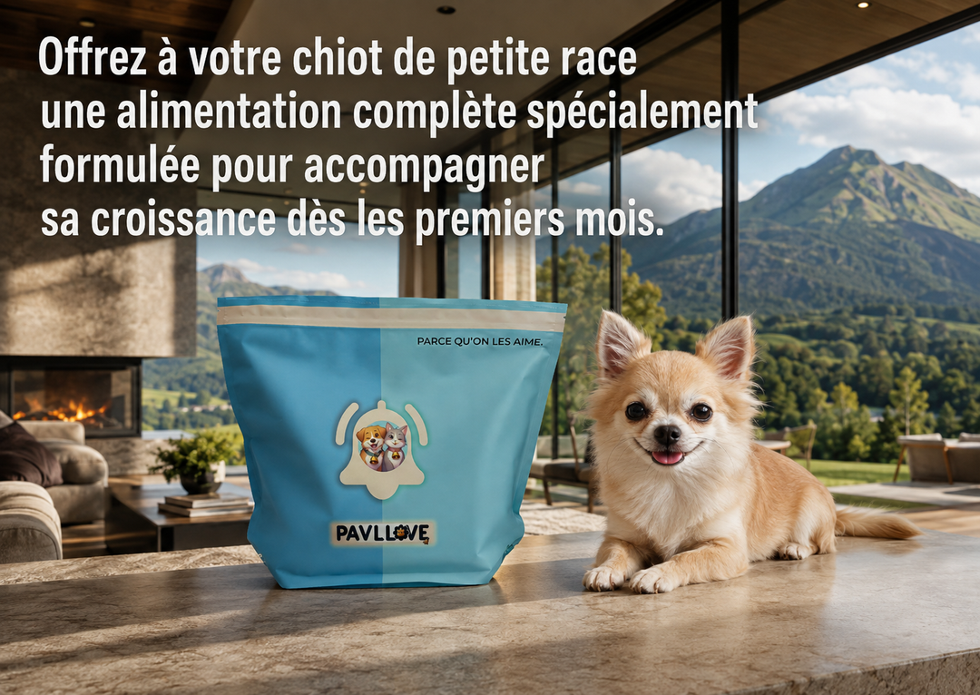 Croquettes Premium Chiot Mini (Petite Race) Volaille – 2 à 12 Mois
