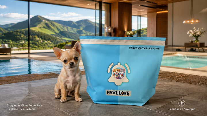 Croquettes Premium Chiot Mini (Petite Race) Volaille – 2 à 12 Mois