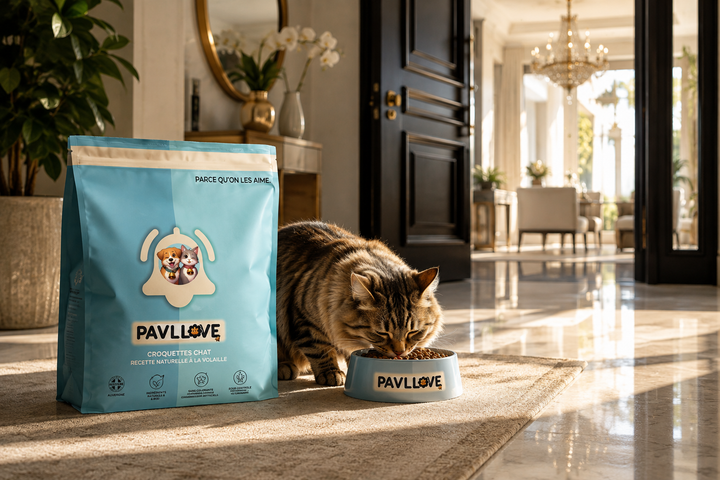 Croquettes Haut de gamme pour Chat adulte & senior (stérilisé ou non)  Volaille