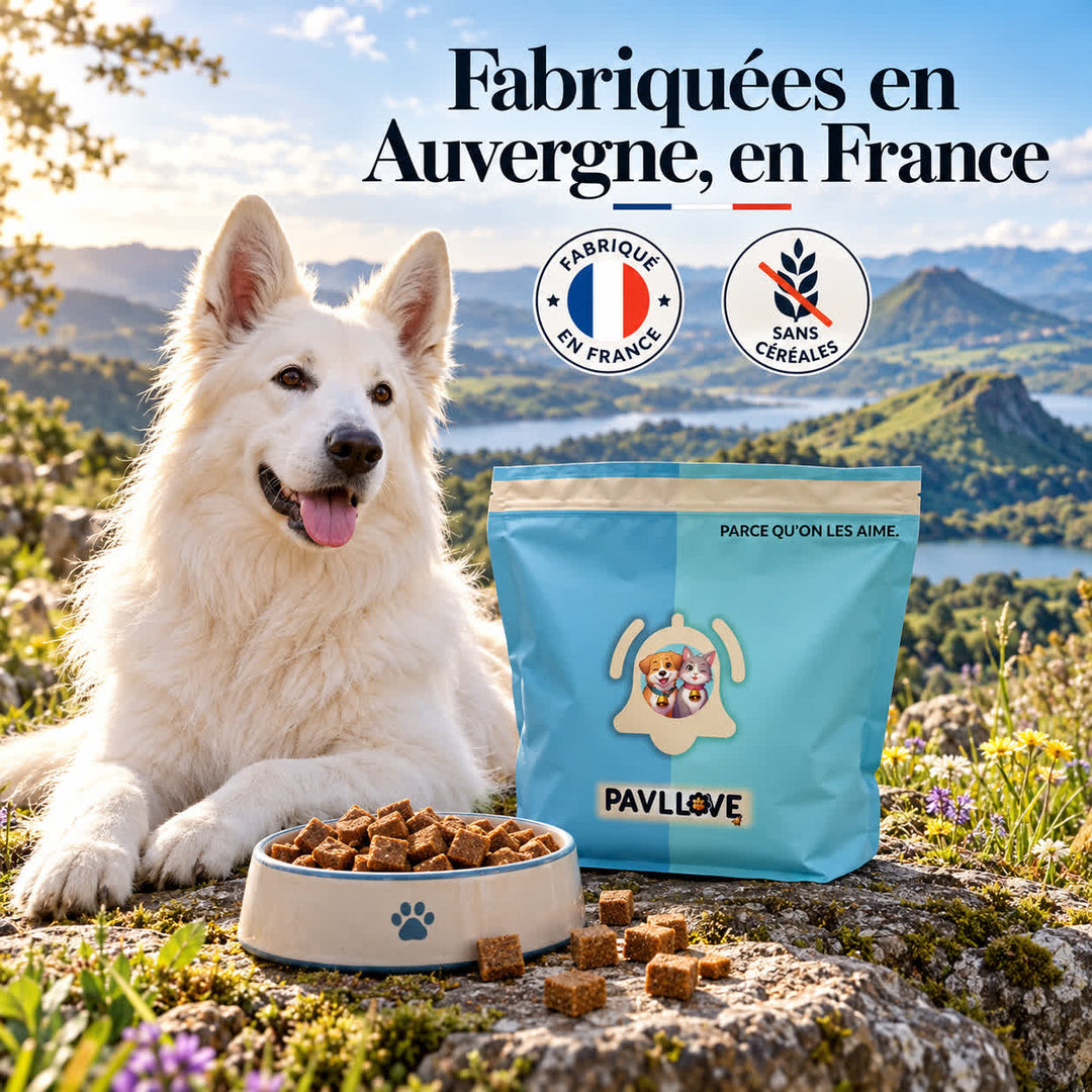 Croquettes chien adulte sans céréales avec 37 % de volaille déshydratée Pavllove