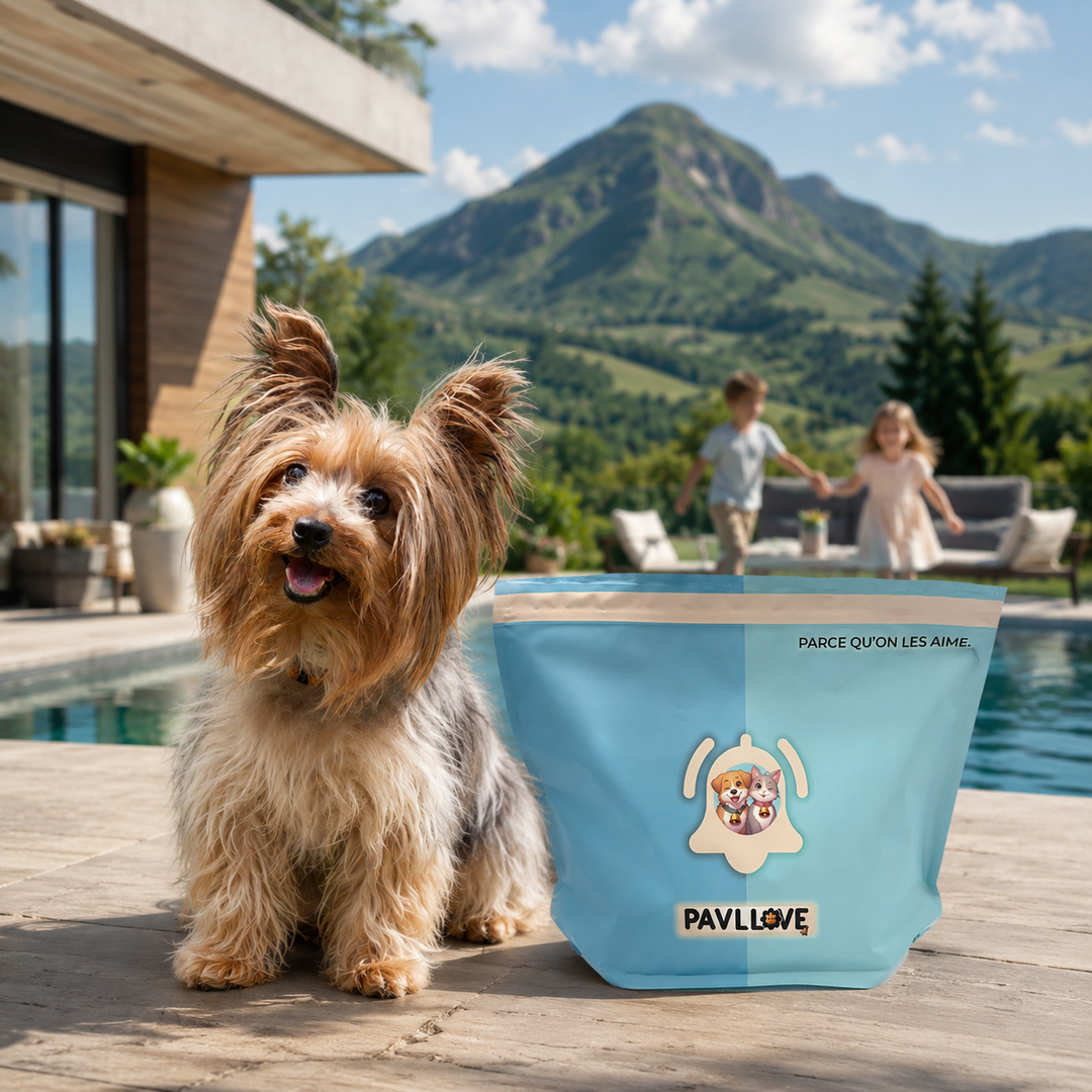 Croquettes premium pour petit chien adulte non stérilisé fabriquées en Auvergne