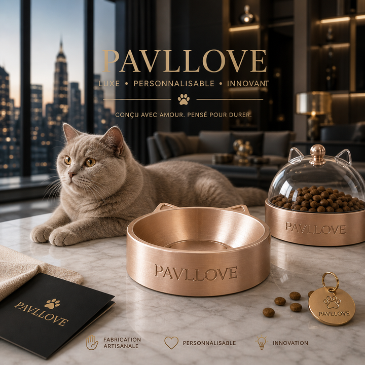 Gamelle chat (Personnalisable) ⭐⭐⭐⭐⭐