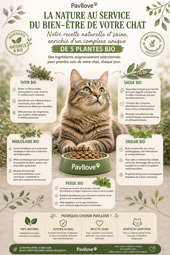 Croquettes haut de gamme pour Chat adulte & senior (stérilisé ou non) -  au Saumon ⭐⭐⭐⭐⭐