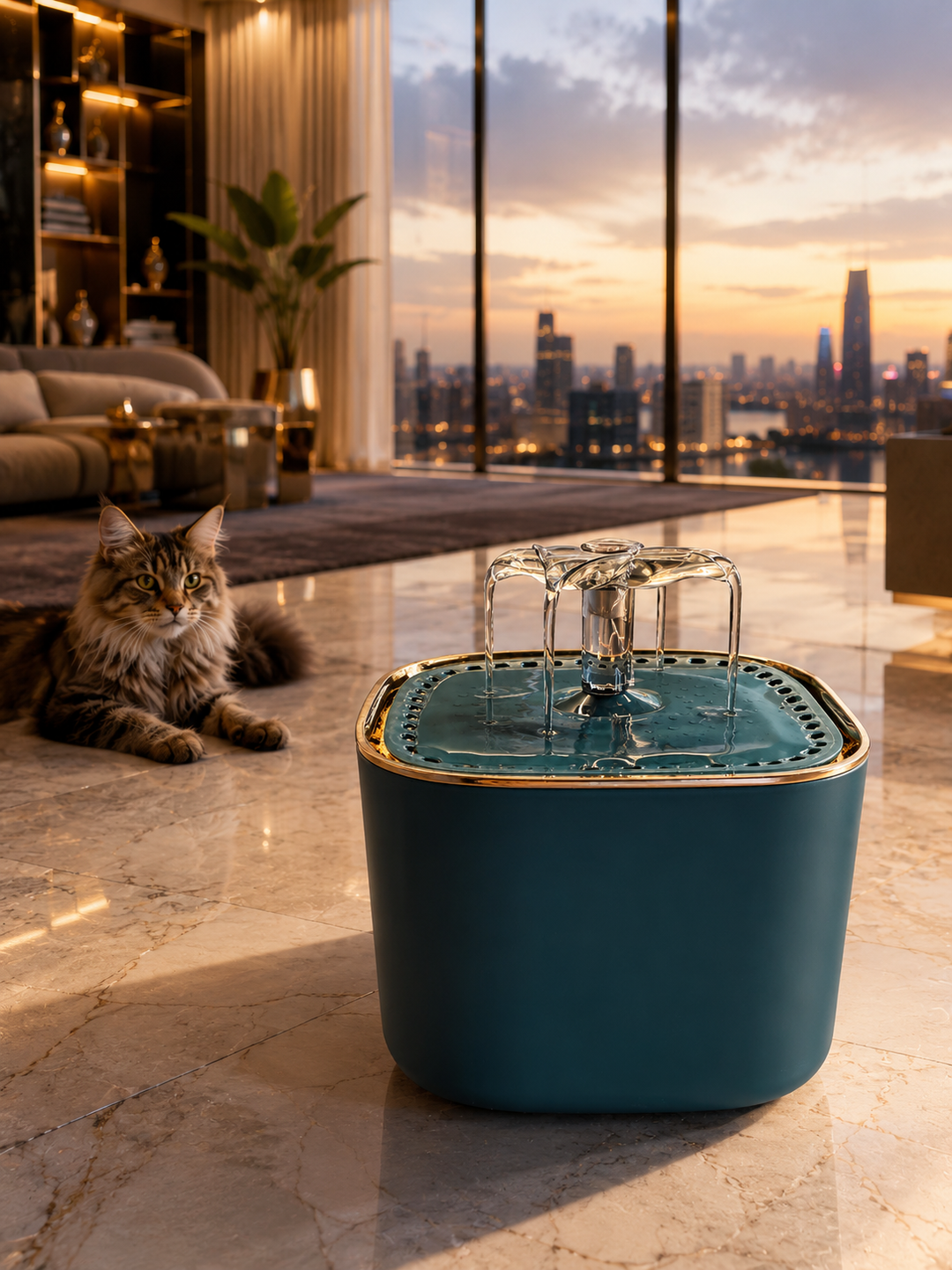 🐾 Fontaine à eau automatique 3L Pavllove – Hydratation pure et continue pour votre chat ⭐⭐⭐⭐⭐