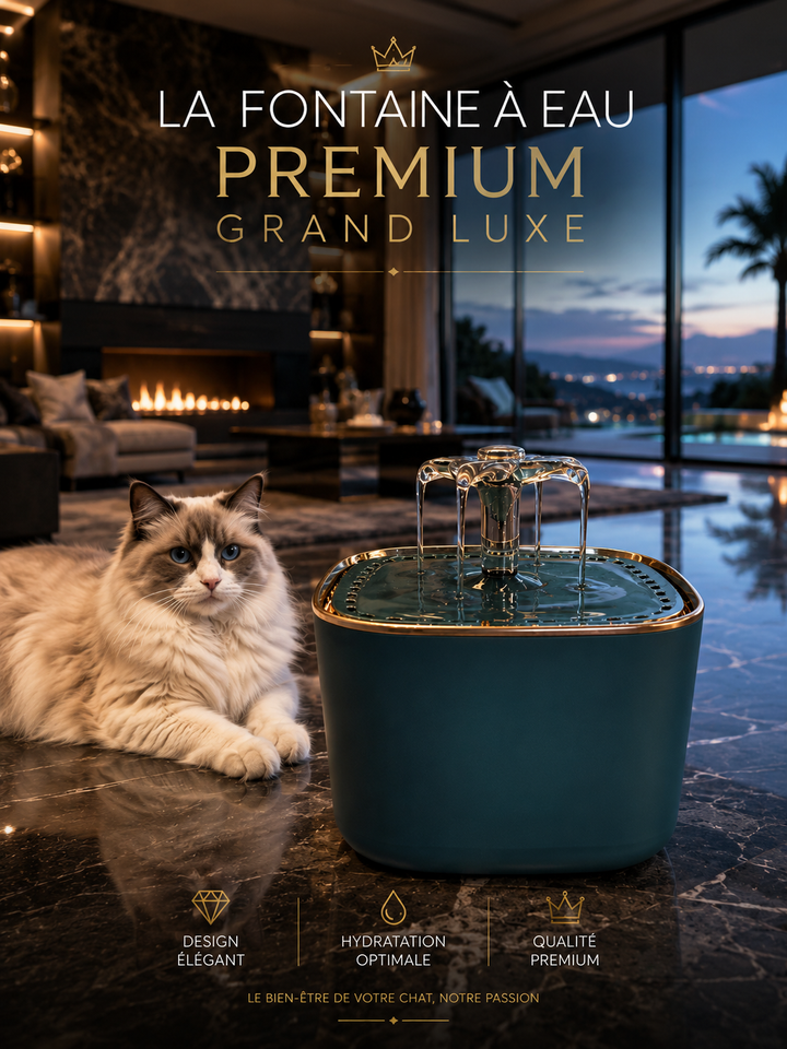 🐾 Fontaine à eau automatique 3L Pavllove – Hydratation pure et continue pour votre chat ⭐⭐⭐⭐⭐