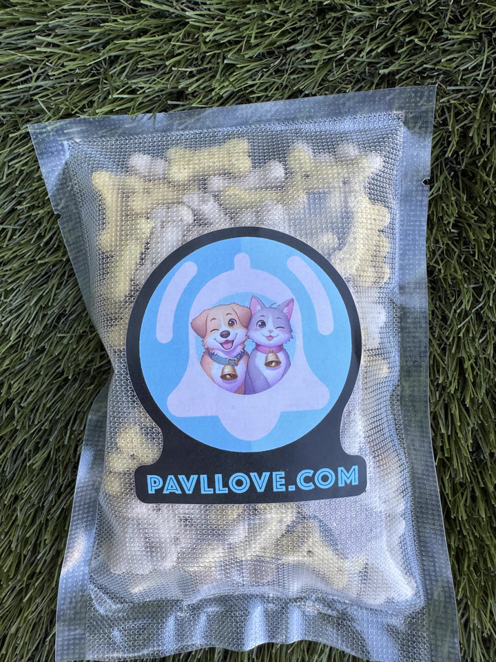 Pavllove – friandises naturelles pour petit chien, mini os croquants au poulet, à la dinde et au bœuf.