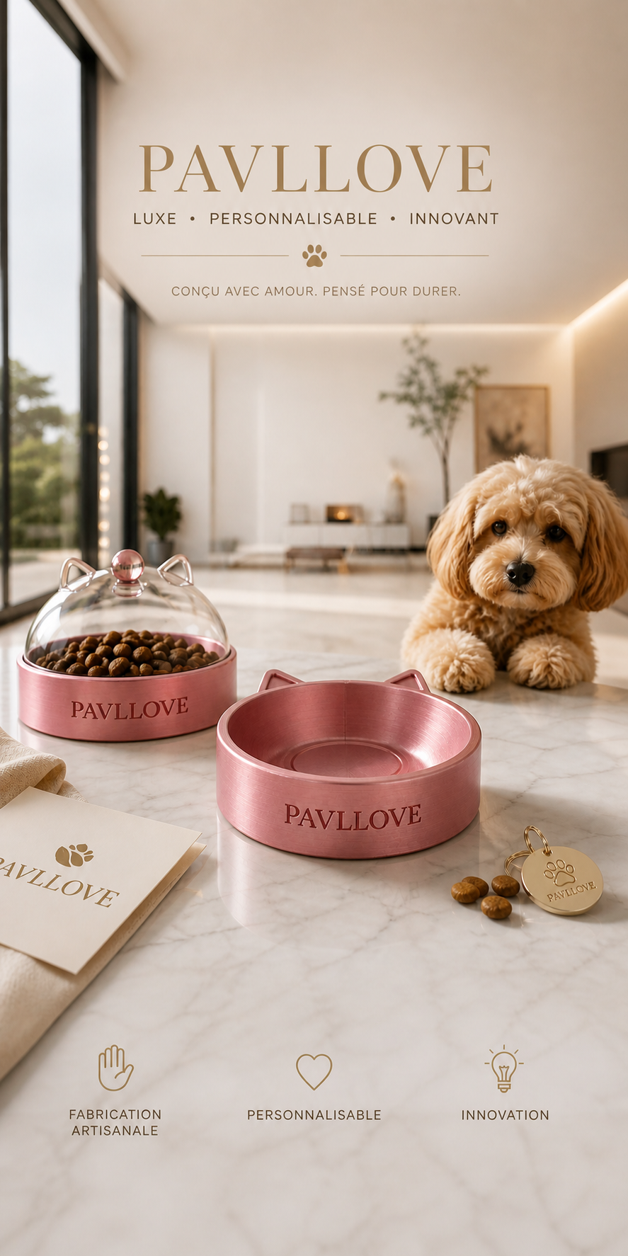 Gamelle chat (Personnalisable) ⭐⭐⭐⭐⭐