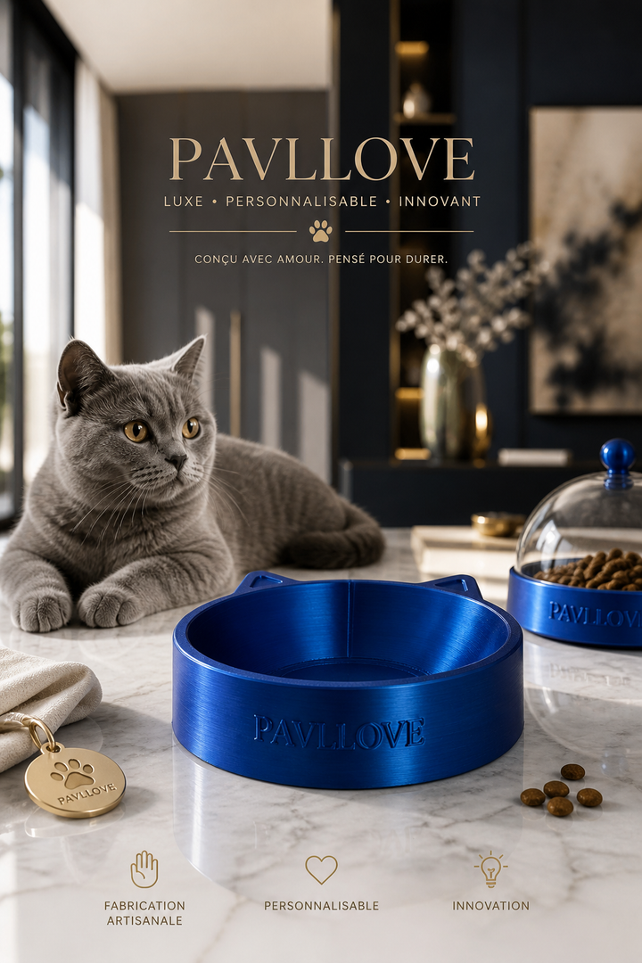 Gamelle chat (Personnalisable) ⭐⭐⭐⭐⭐