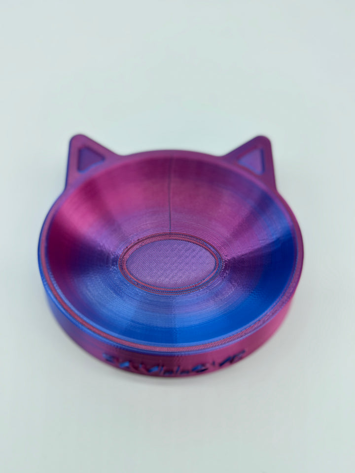 Pavllove – gamelle unique pour chien et chat, violet scintillant personnalisable