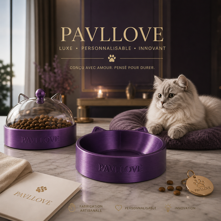 Gamelle chat (Personnalisable) ⭐⭐⭐⭐⭐