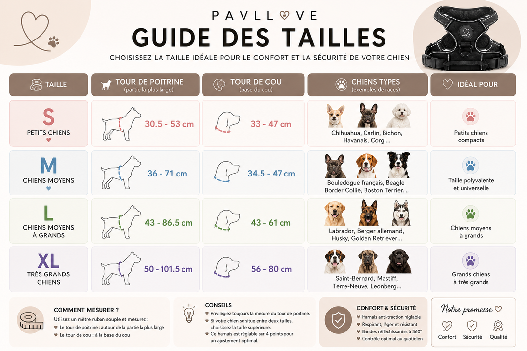 Harnais anti-traction pour chien ⭐⭐⭐⭐⭐