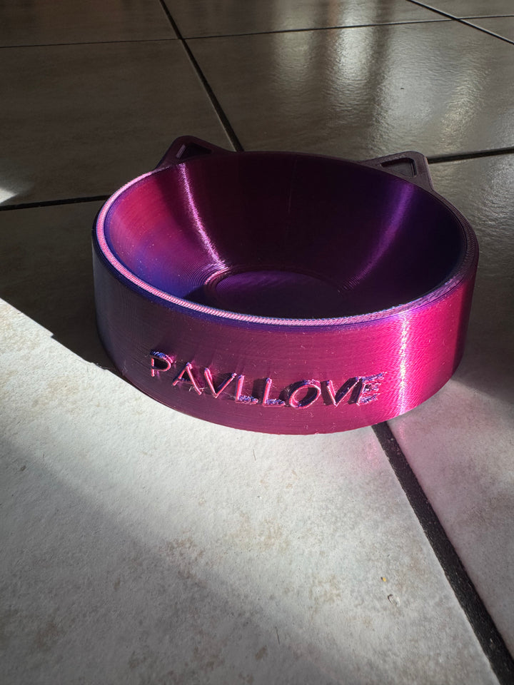 Gamelle chat personnalisable