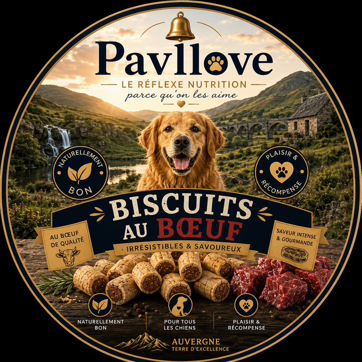 Biscuits boeuf pour chien ⭐⭐⭐⭐⭐
