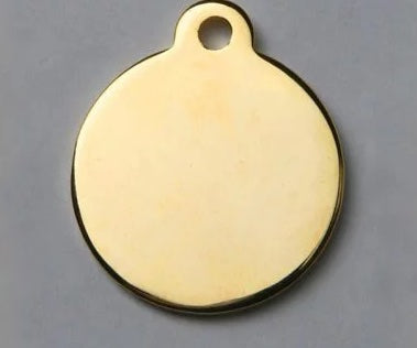 Médaillon Personnalisé Chien & Chat – Gravure Premium – Acier Inoxydable Doré / Argenté / Or Rosé – 30 mm - Pavllove