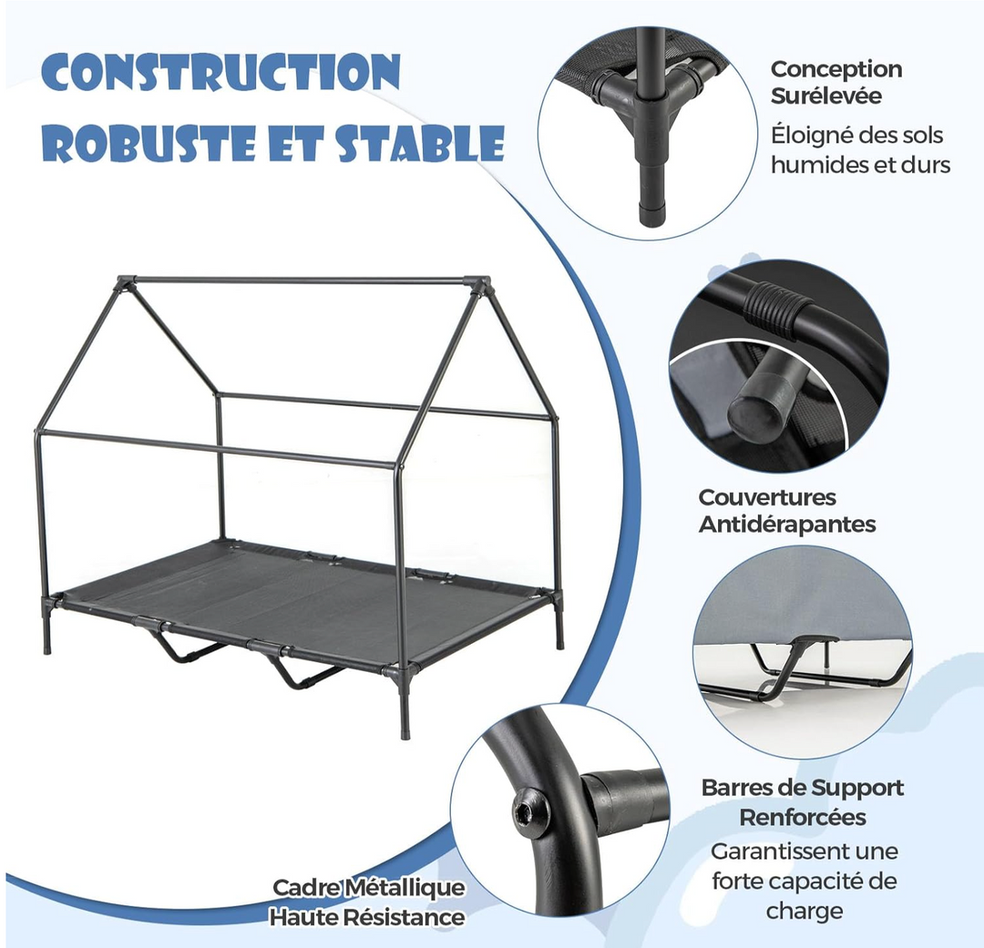 Niche pour chien simple à monter pavllove facile 