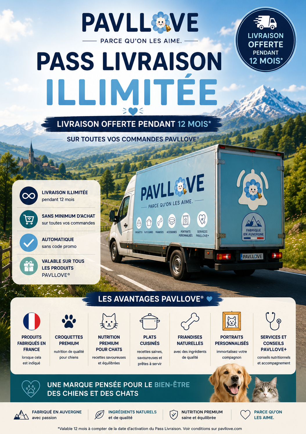 🚚 Pass Livraison PAVLLOVE®
