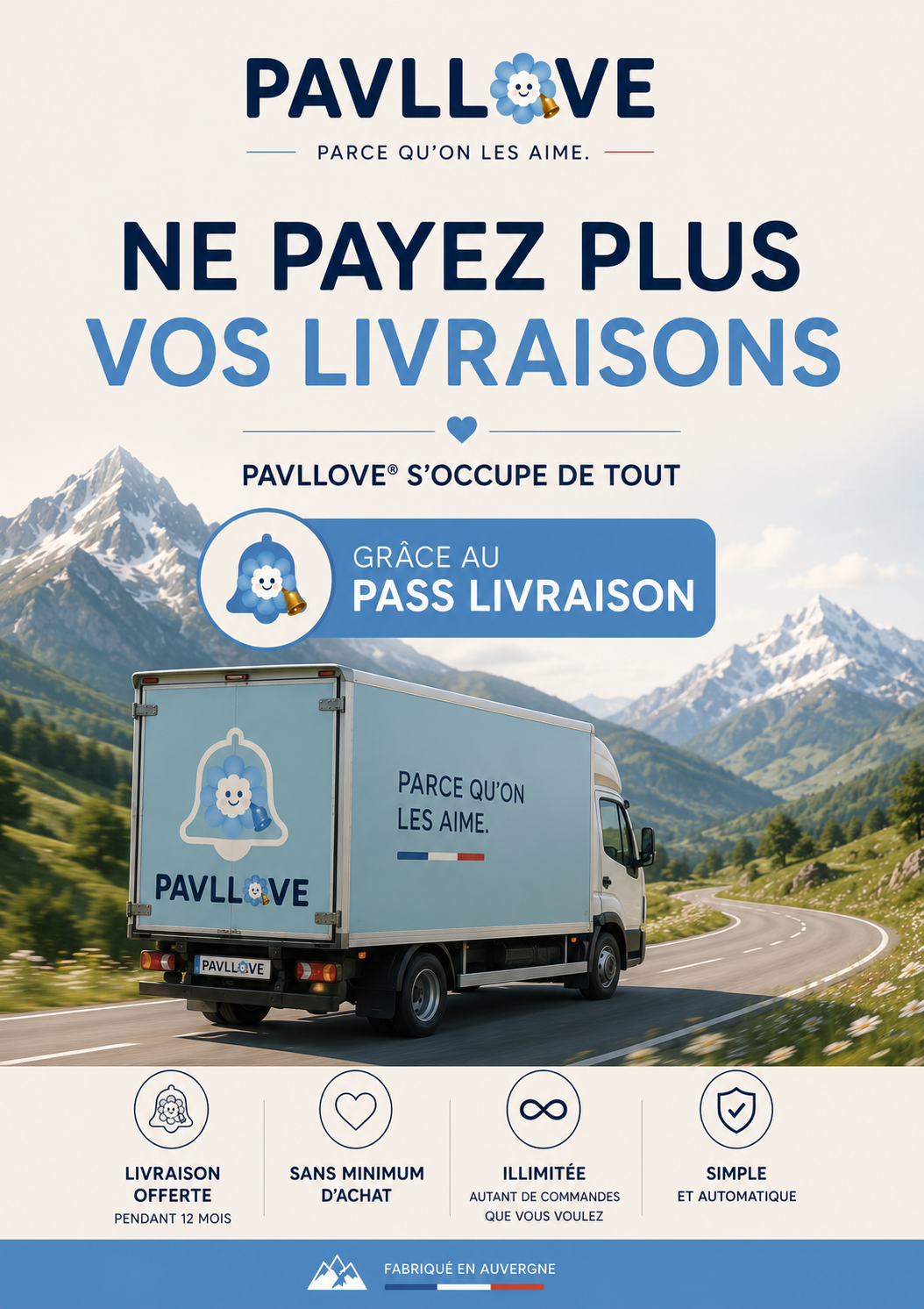 🚚 Pass Livraison PAVLLOVE®