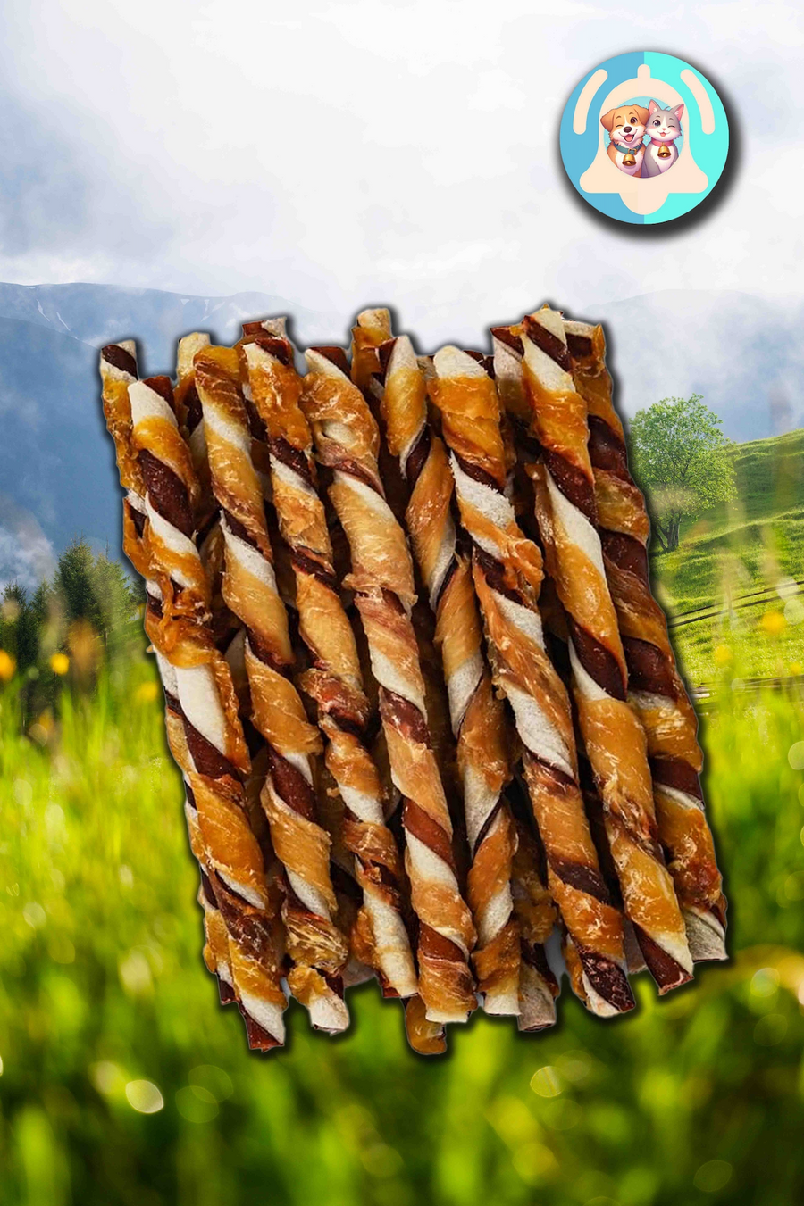 Pavllove – bâtonnets poulet et bœuf, friandises naturelles pour chiot et petit chien, format économique 5 ou 10 pièces.