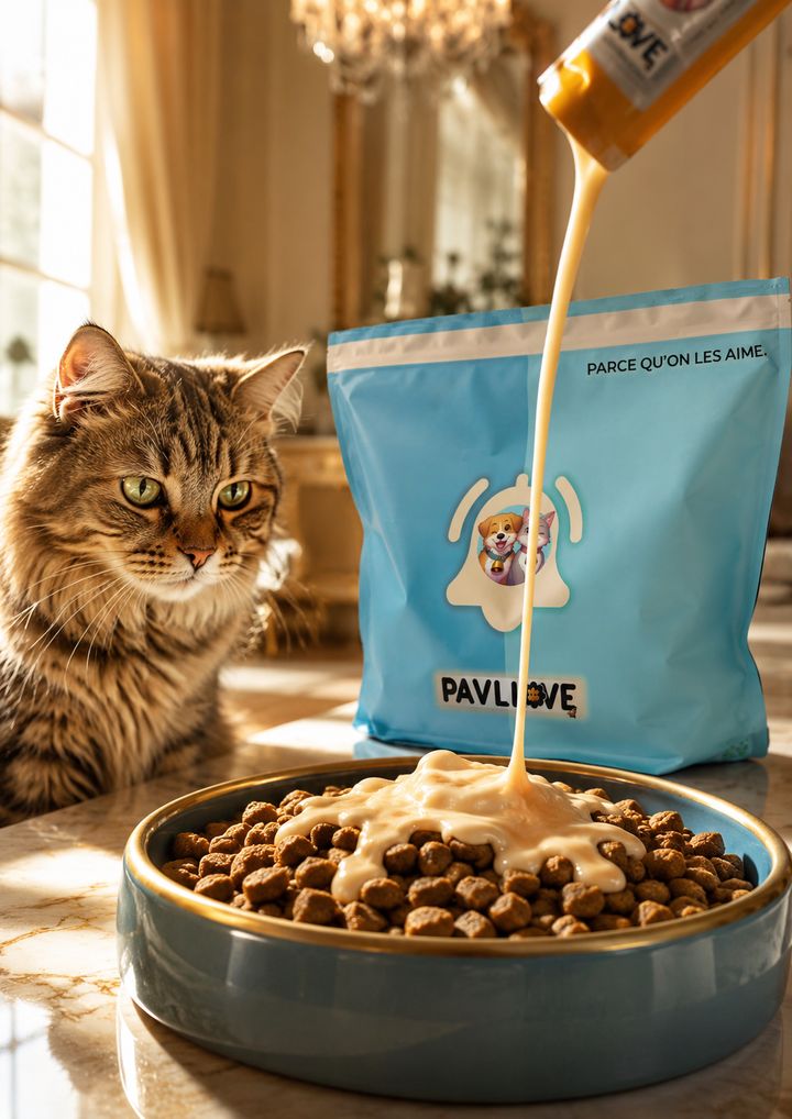 Topping pour pâtée et croquettes chat Churu INABA sélection Pavllove