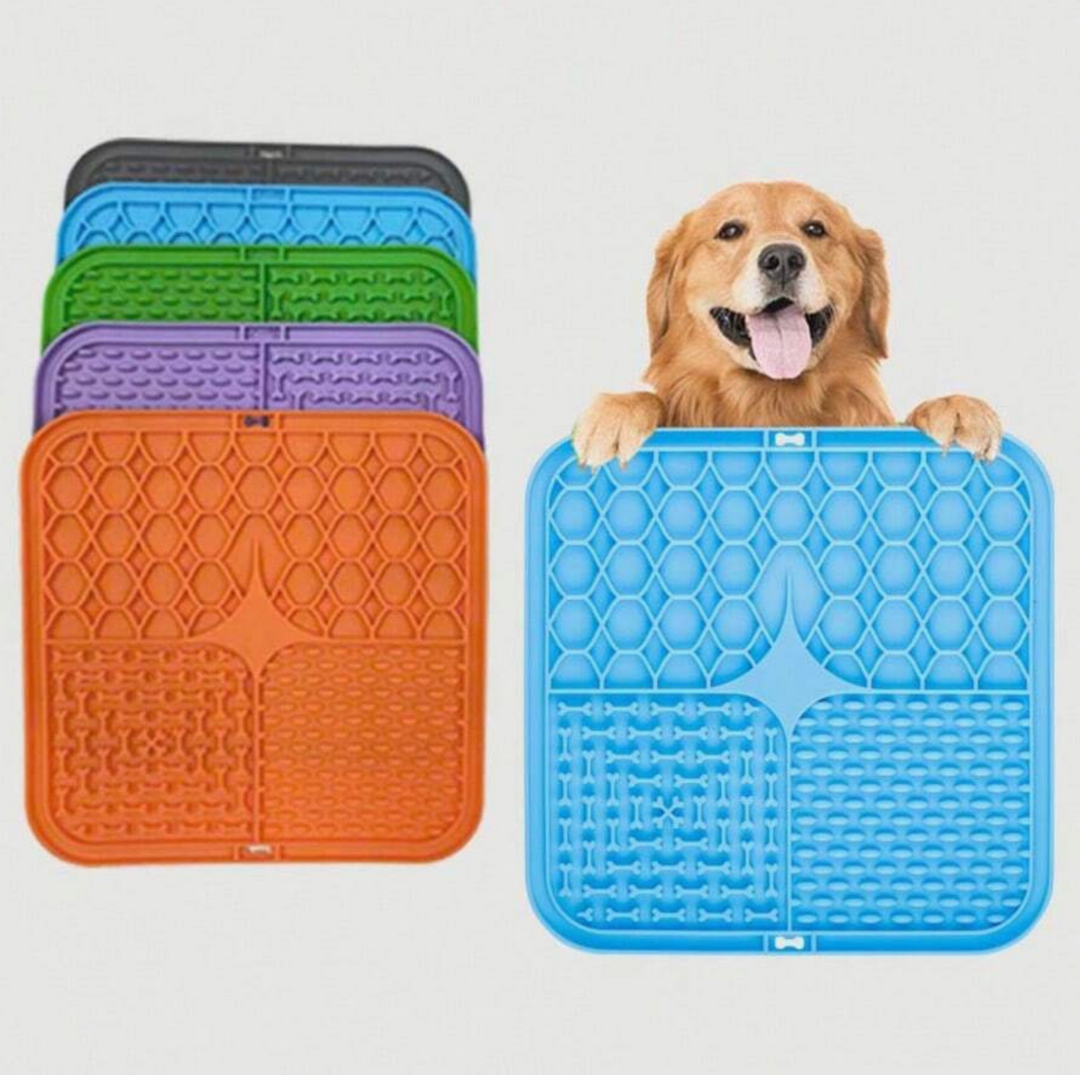 Tapis de léchage pour chien et chat Pavllove, conçu pour réduire le stress et stimuler l’activité mentale, silicone alimentaire haute qualité.