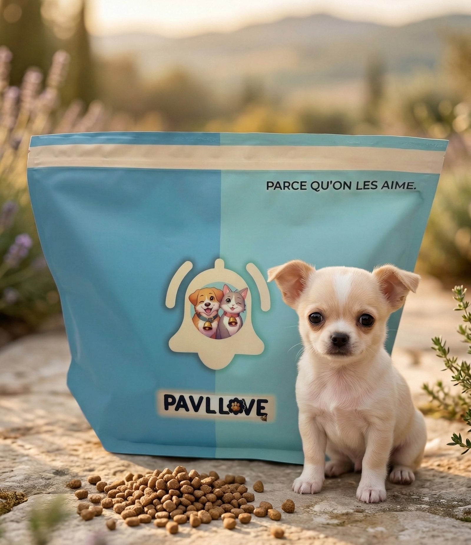 Croquettes haut de gamme pour Chiot Mini (petites tailles) - Volaille ⭐⭐⭐⭐⭐ - Pavllove