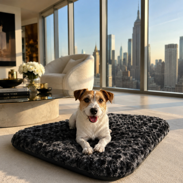 Couchage confortable pour petit chien et certains chiens de taille moyenne