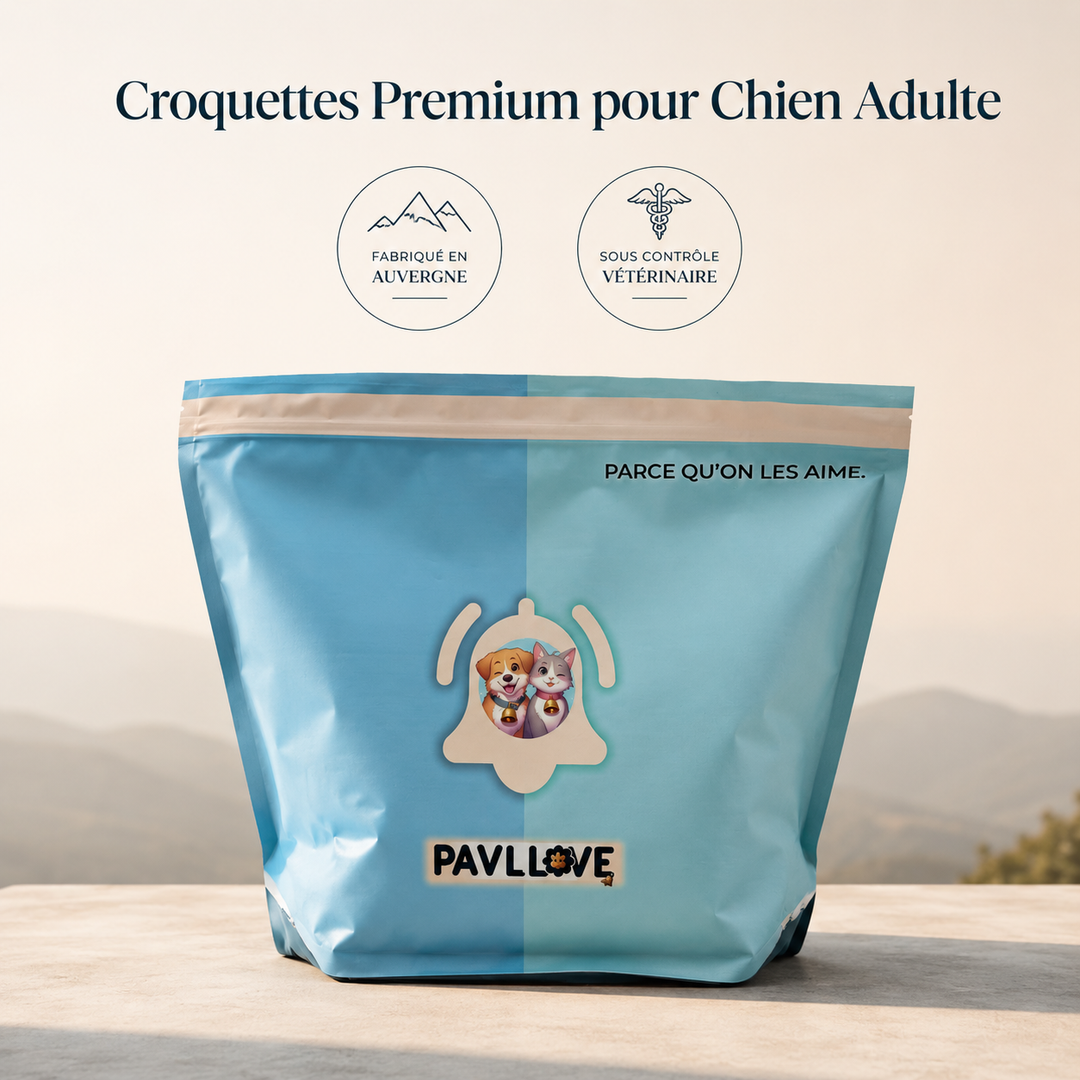 Alimentation complète premium pour chien adulte à la volaille Pavllove
